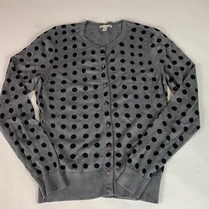 Halogen Polka Dot Cardigan XS Petite